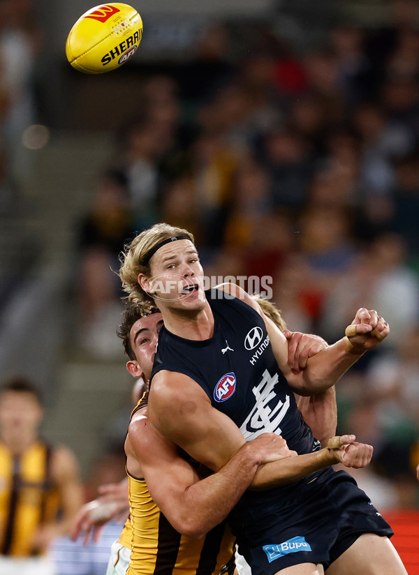 AFL 2025 Round 02 - Carlton v Hawthorn - A-57955313