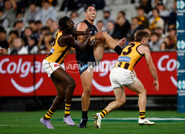 AFL 2025 Round 02 - Carlton v Hawthorn - A-57955894