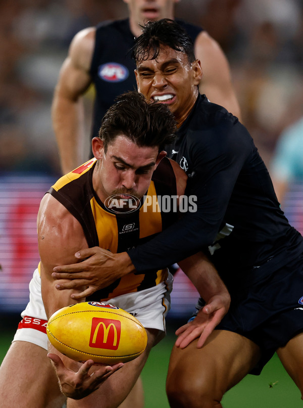 AFL 2025 Round 02 - Carlton v Hawthorn - A-57955907