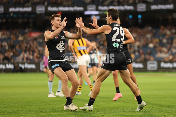 AFL 2025 Round 02 - Carlton v Hawthorn - A-57955914