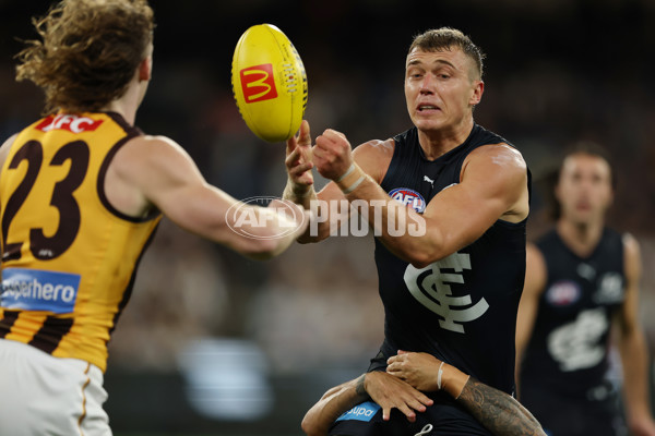 AFL 2025 Round 02 - Carlton v Hawthorn - A-57955920