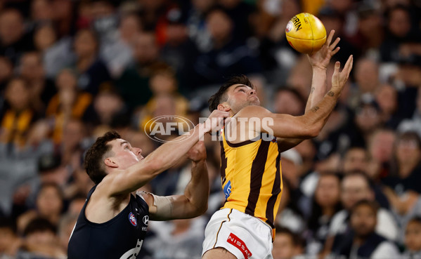 AFL 2025 Round 02 - Carlton v Hawthorn - A-57963408