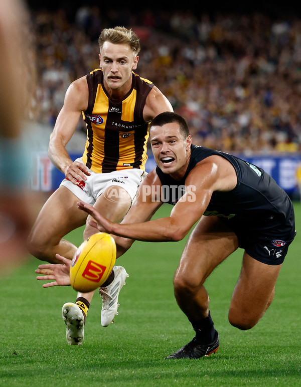 AFL 2025 Round 02 - Carlton v Hawthorn - A-57963419