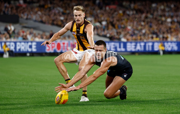 AFL 2025 Round 02 - Carlton v Hawthorn - A-57963420
