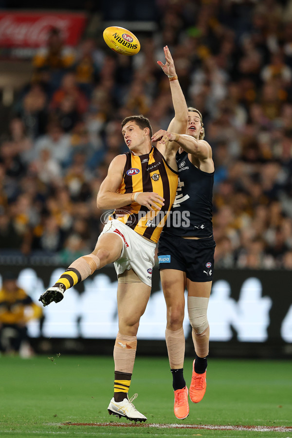 AFL 2025 Round 02 - Carlton v Hawthorn - A-57963440