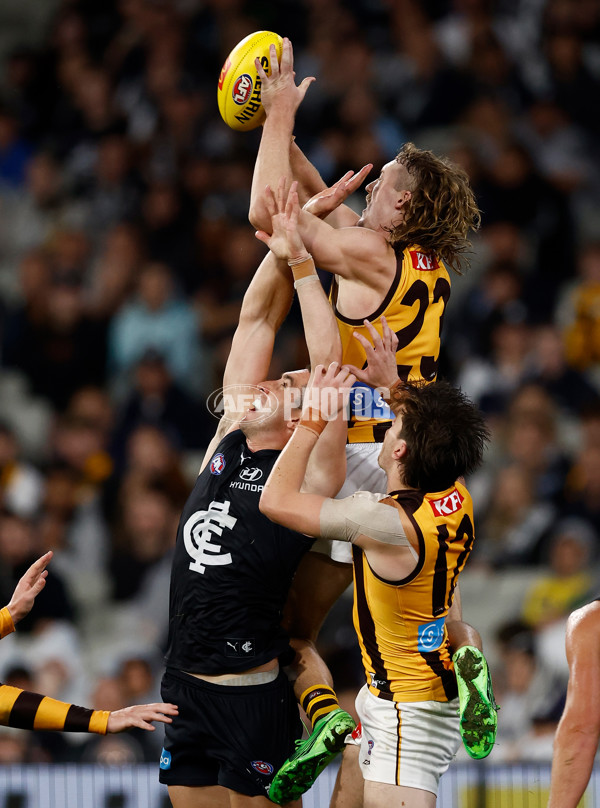 AFL 2025 Round 02 - Carlton v Hawthorn - A-57967693