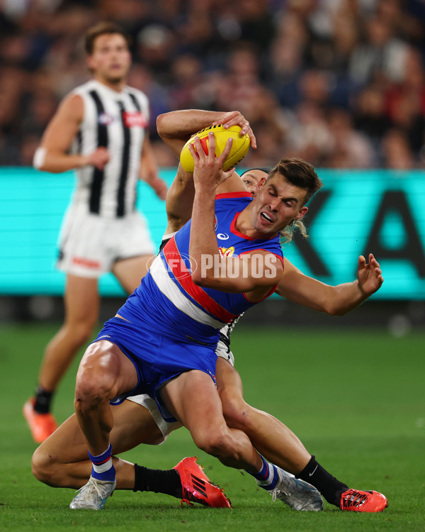 AFL 2025 Round 02 - Footscray v Collingwood - A-57987811