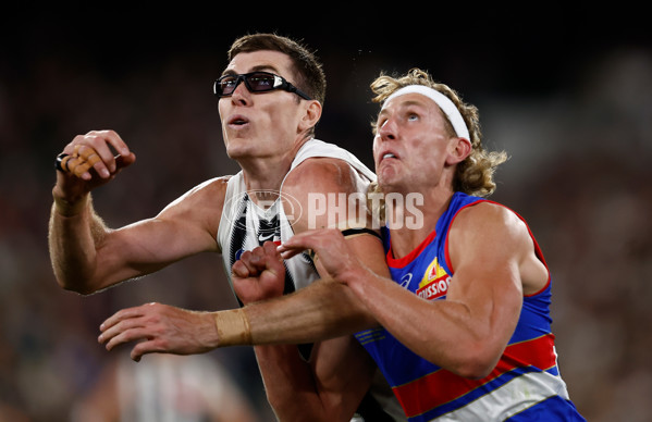 AFL 2025 Round 02 - Footscray v Collingwood - A-57994541