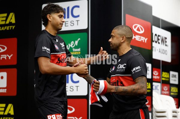 AFL 2025 Round 02 - St Kilda v Geelong - A-58014497