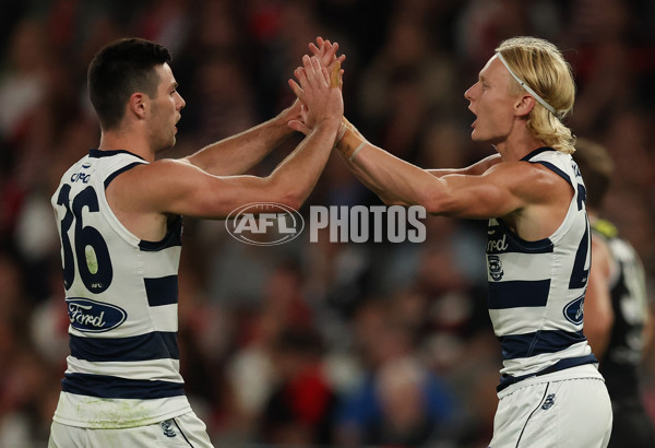 AFL 2025 Round 02 - St Kilda v Geelong - A-58027301