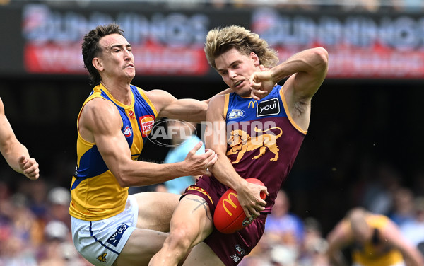 AFL 2025 Round 02 - Brisbane v West Coast - A-58032143
