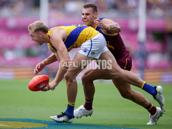 AFL 2025 Round 02 - Brisbane v West Coast - A-58032148