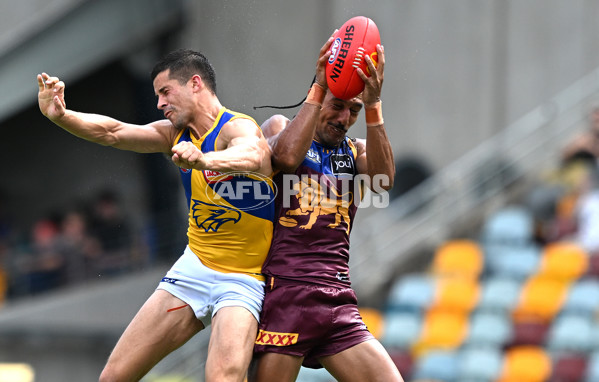AFL 2025 Round 02 - Brisbane v West Coast - A-58037187