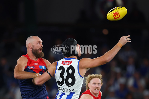 AFL 2025 Round 02 - North Melbourne v Melbourne - A-58039267