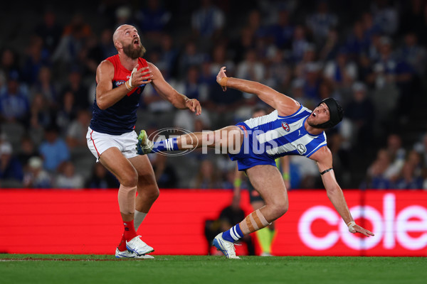 AFL 2025 Round 02 - North Melbourne v Melbourne - A-58040676