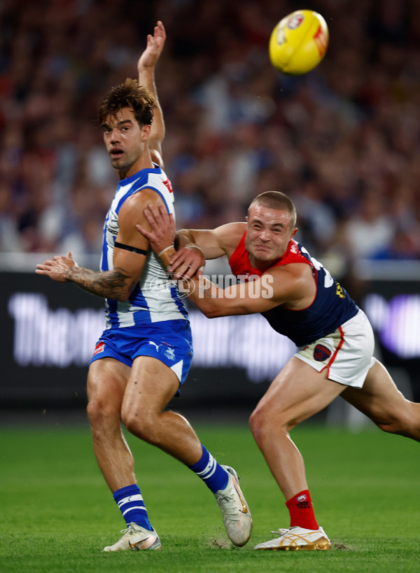 AFL 2025 Round 02 - North Melbourne v Melbourne - A-58040685