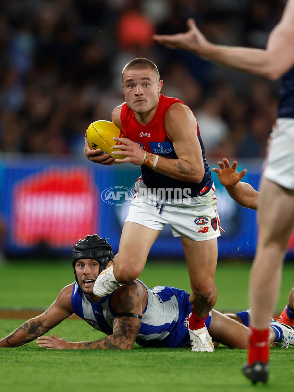 AFL 2025 Round 02 - North Melbourne v Melbourne - A-58047034