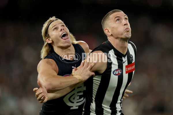 AFL 2025 Round 04 - Collingwood v Carlton - A-58334641
