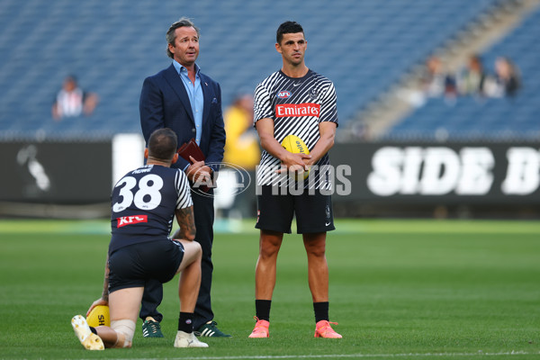 AFL 2025 Round 04 - Collingwood v Carlton - A-58335078