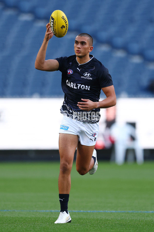 AFL 2025 Round 04 - Collingwood v Carlton - A-58335088