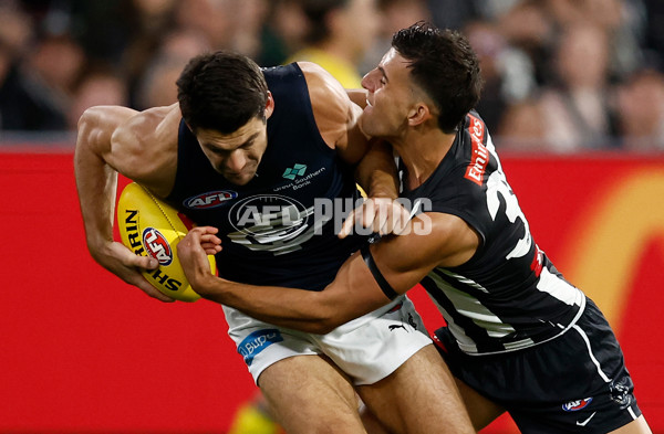 AFL 2025 Round 04 - Collingwood v Carlton - A-58335127