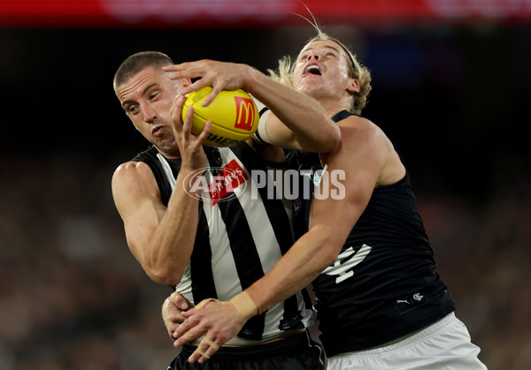 AFL 2025 Round 04 - Collingwood v Carlton - A-58335144