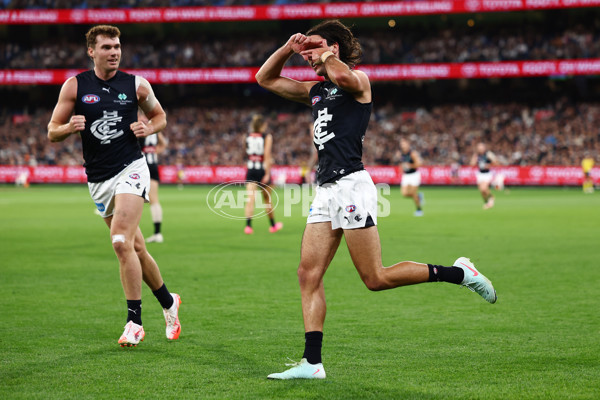 AFL 2025 Round 04 - Collingwood v Carlton - A-58335145