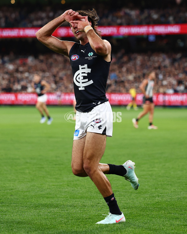 AFL 2025 Round 04 - Collingwood v Carlton - A-58335148