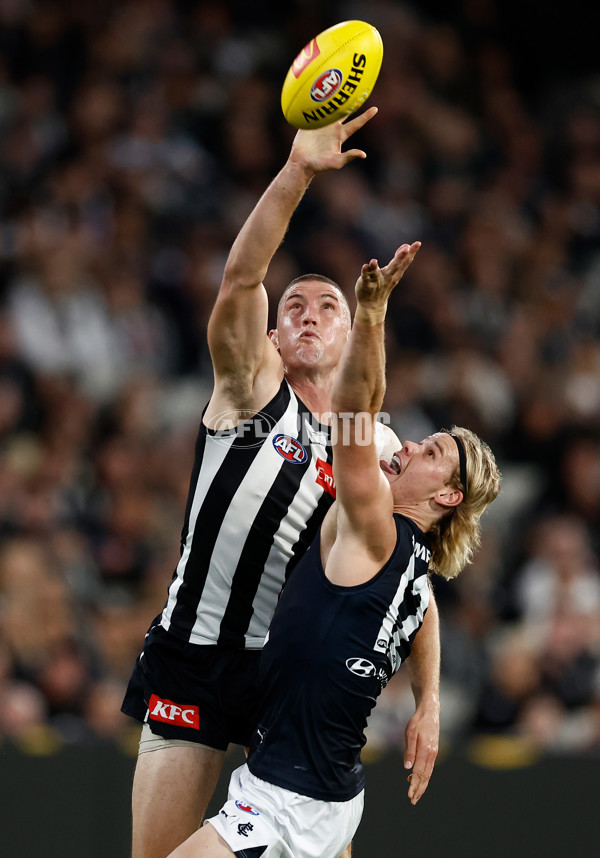AFL 2025 Round 04 - Collingwood v Carlton - A-58335150