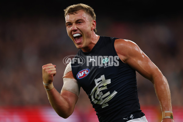 AFL 2025 Round 04 - Collingwood v Carlton - A-58335164