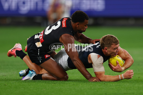 AFL 2025 Round 04 - Collingwood v Carlton - A-58335166