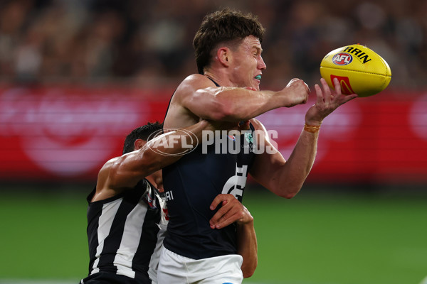 AFL 2025 Round 04 - Collingwood v Carlton - A-58335169