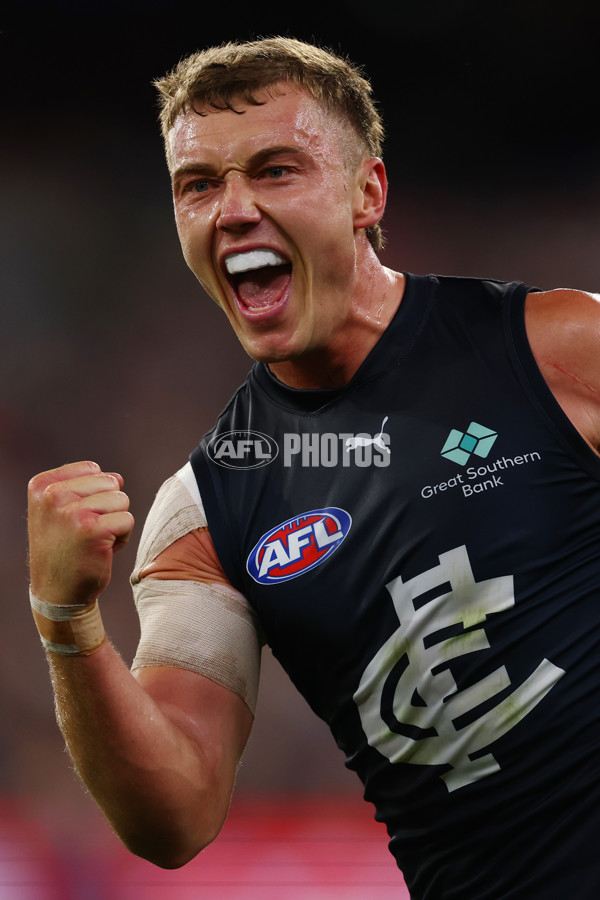 AFL 2025 Round 04 - Collingwood v Carlton - A-58337301