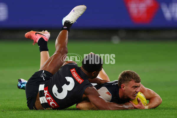 AFL 2025 Round 04 - Collingwood v Carlton - A-58337304