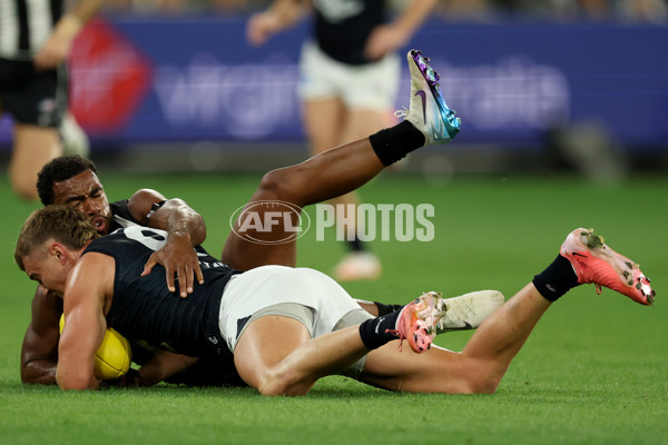 AFL 2025 Round 04 - Collingwood v Carlton - A-58337336