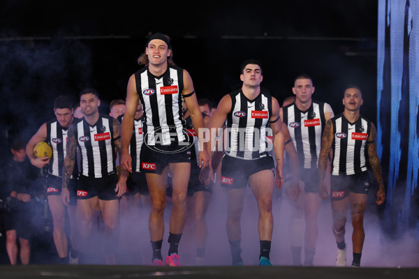 AFL 2025 Round 04 - Collingwood v Carlton - A-58337344