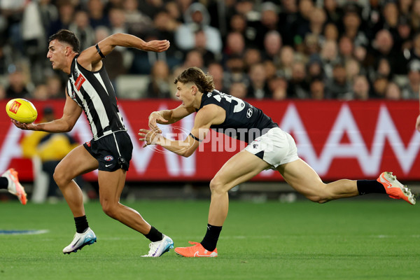 AFL 2025 Round 04 - Collingwood v Carlton - A-58337348