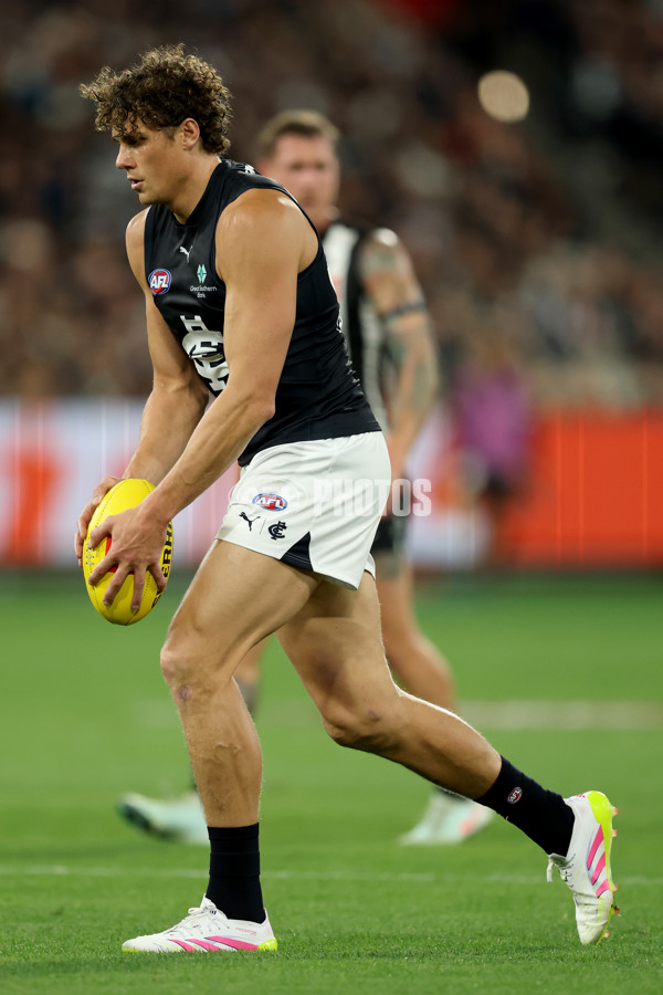 AFL 2025 Round 04 - Collingwood v Carlton - A-58337365
