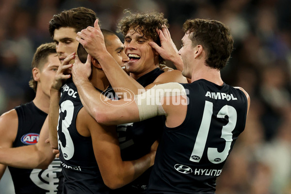 AFL 2025 Round 04 - Collingwood v Carlton - A-58337372