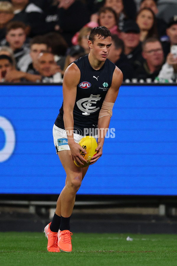 AFL 2025 Round 04 - Collingwood v Carlton - A-58337381