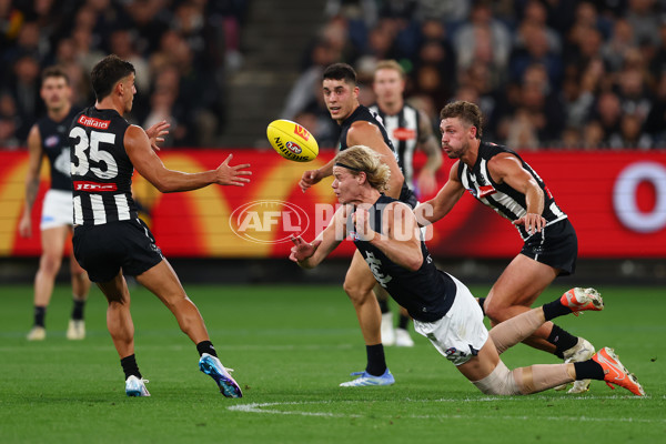 AFL 2025 Round 04 - Collingwood v Carlton - A-58337382