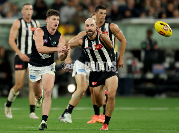 AFL 2025 Round 04 - Collingwood v Carlton - A-58337393