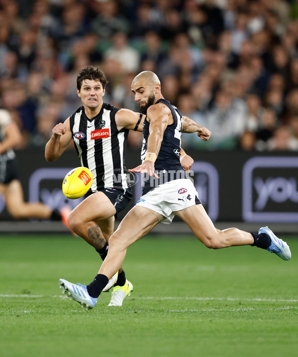 AFL 2025 Round 04 - Collingwood v Carlton - A-58338129