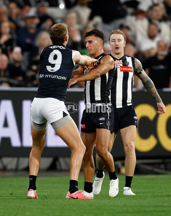 AFL 2025 Round 04 - Collingwood v Carlton - A-58338144