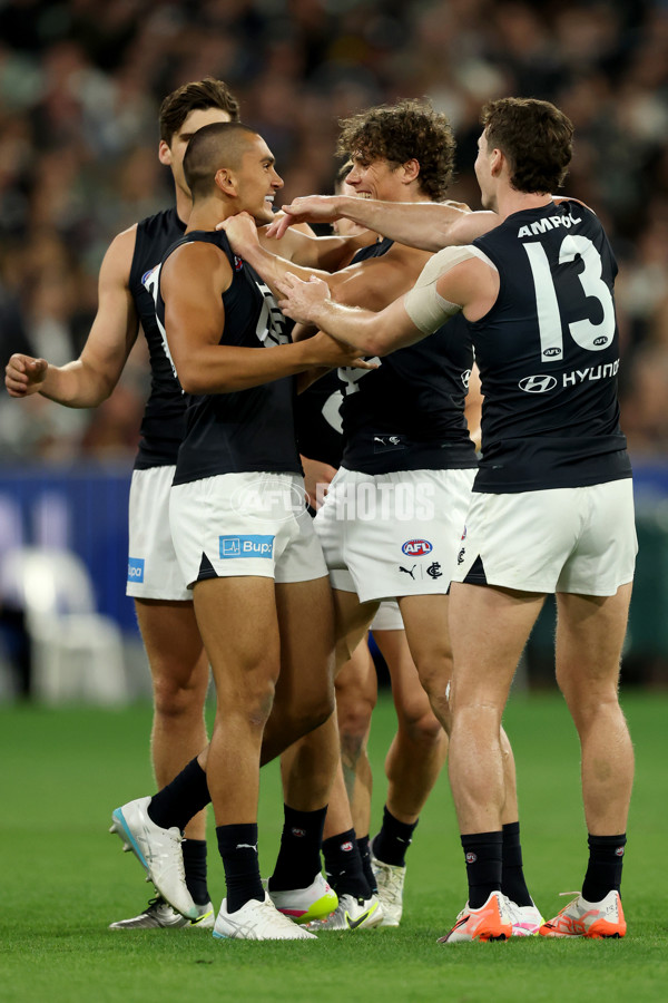 AFL 2025 Round 04 - Collingwood v Carlton - A-58338147