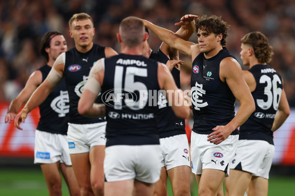 AFL 2025 Round 04 - Collingwood v Carlton - A-58338171