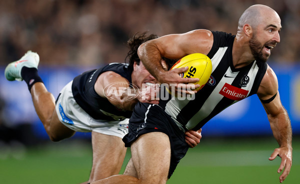 AFL 2025 Round 04 - Collingwood v Carlton - A-58338175