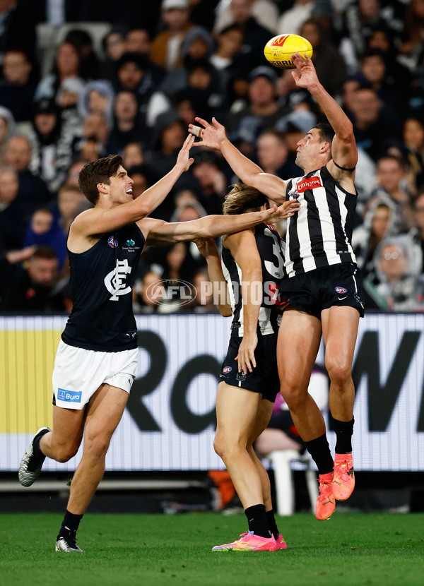 AFL 2025 Round 04 - Collingwood v Carlton - A-58338187