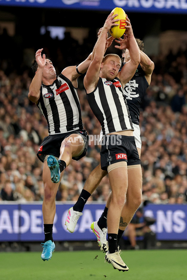AFL 2025 Round 04 - Collingwood v Carlton - A-58338189
