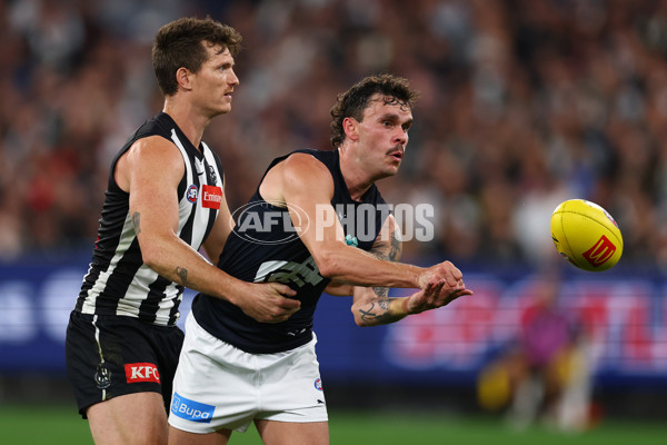 AFL 2025 Round 04 - Collingwood v Carlton - A-58340244